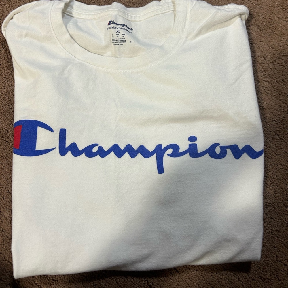 Men’s White Champion T-shirt
